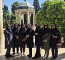 بازدید کارکنان مرکز آموزشی درمانی شهید دستغیب از آرامگاه حافظیه به مناسبت روز شیراز