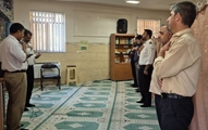 برگزاری دعای زیارت عاشورا در مرکز آموزشی درمانی شهید آیت الله دستغیب (ره)