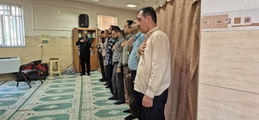 برگزاری زیارت عاشورا در مرکز آموزشی درمانی شهید آیت الله دستغیب (ره)